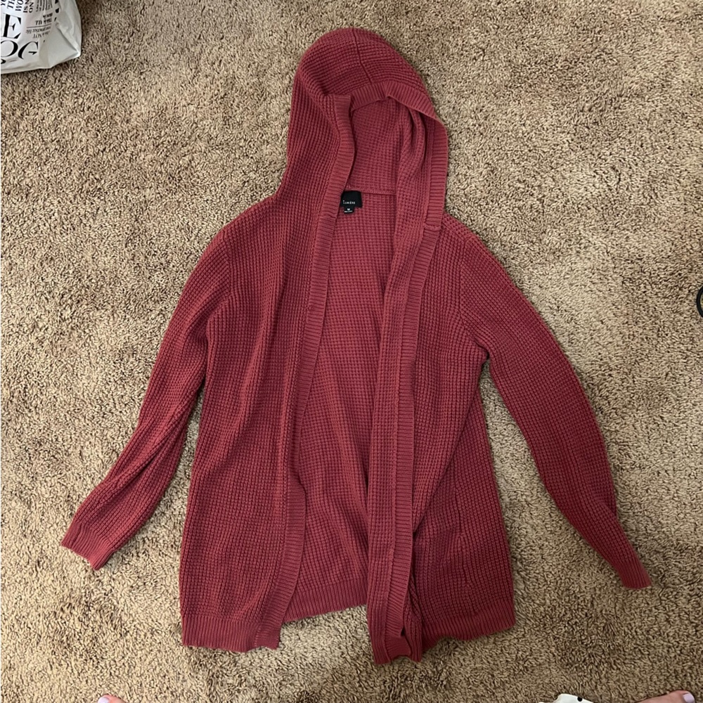 Lumière red knitted sweater